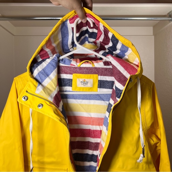 Marine Layer Gold Rubber Duckie Raincoat - Picture 6 of 13